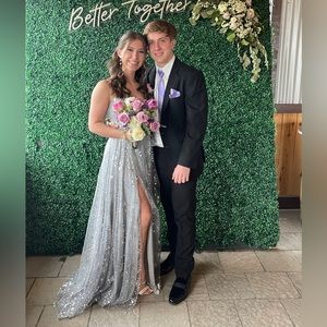 Silver Wonders Prom Dress